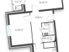 Схема квартиры в проекте "126 квартал"- #620195289