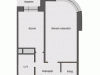 Схема квартиры в проекте "АкадемикА"- #832867162