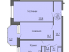 Схема квартиры в проекте "Антей"- #161657872