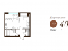 Схема квартиры в проекте "Apartville (Апартвилль)"- #1594379383