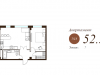 Схема квартиры в проекте "Apartville (Апартвилль)"- #399521070
