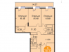 Схема квартиры в проекте "Arco di Sole (Арко ди Сол)"- #219397871