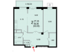Схема квартиры в проекте "Аристье"- #907616088