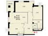 Схема квартиры в проекте "Аристье"- #1070445083