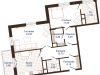Схема квартиры в проекте "Аристократ"- #1364768738