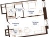 Схема квартиры в проекте "Аристократ"- #1194622964