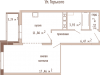 Схема квартиры в проекте "Банный"- #1321944418