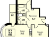 Схема квартиры в проекте "Берег. Нахабино"- #281754349
