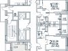 Схема квартиры в проекте "Царицыно-2"- #822537438