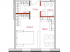 Схема квартиры в проекте "D1"- #1103726476