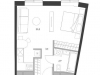 Схема квартиры в проекте "Дом Chkalov"- #1550514422