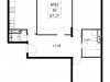 Схема квартиры в проекте "Дом на Барвихинской"- #288917161