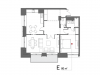 Схема квартиры в проекте "Дом на Люсиновской"- #544367542