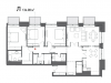 Схема квартиры в проекте "Дом на Люсиновской"- #1848426168