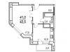 Схема квартиры в проекте "Дом на Расковой"- #147038362