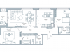 Схема квартиры в проекте "Дом на Тишинке"- #122858754
