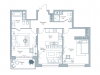 Схема квартиры в проекте "Дом на Тишинке"- #900442962