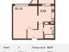 Схема квартиры в проекте "Домодедово парк"- #1505224674