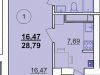Схема квартиры в проекте "Домодедово таун"- #1059076188
