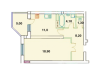 Схема квартиры в проекте "Дубна Ривер Клаб"- #1006138476