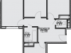 Схема квартиры в проекте "Эко-Квадрат"- #1290410649