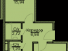 Схема квартиры в проекте "Эко-Квадрат"- #443634778