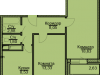 Схема квартиры в проекте "Эко-Квадрат"- #1774651156