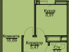 Схема квартиры в проекте "Эко-Квадрат"- #124503780