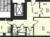Схема квартиры в проекте "Фединская слобода"- #2051215969