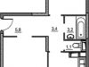 Схема квартиры в проекте "Флагман"- #234722212