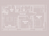 Схема квартиры в проекте "Fresh (Фрэш)"- #2126782217