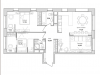 Схема квартиры в проекте "Грани"- #1855774663