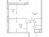 Схема квартиры в проекте "Грани"- #1756618155