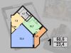 Схема квартиры в проекте "Губернатор"- #189778491