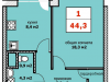 Схема квартиры в проекте "Истринское подворье"- #1136114439
