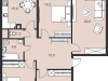 Схема квартиры в проекте "Катуар"- #1201458811
