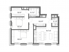 Схема квартиры в проекте "Cvet 32 (Цвет 32)"- #748244209