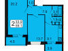 Схема квартиры в проекте "Лермонтова, 10"- #875795042