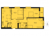 Схема квартиры в проекте "Лесопарковый"- #1358885543