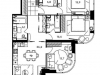 Схема квартиры в проекте "Level Стрешнево"- #2077205759