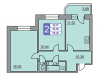 Схема квартиры в проекте "Лукино"- #1752513546