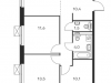 Схема квартиры в проекте "Люблинский парк"- #1693360105