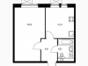 Схема квартиры в проекте "Молодогвардейская 36"- #1513556325