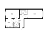 Схема квартиры в проекте "на ул. Краснознаменская"- #1674037577