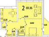 Схема квартиры в проекте "на ул. Советская"- #1085522310