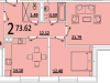 Схема квартиры в проекте "на ул. Советская"- #1970981369