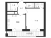 Схема квартиры в проекте "на Усиевича"- #382704405