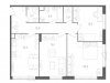 Схема квартиры в проекте "Nagatino i-Land"- #19946758