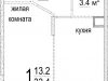Схема квартиры в проекте "Некрасовский"- #606013607