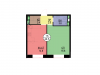 Схема квартиры в проекте "Невский"- #1394811701